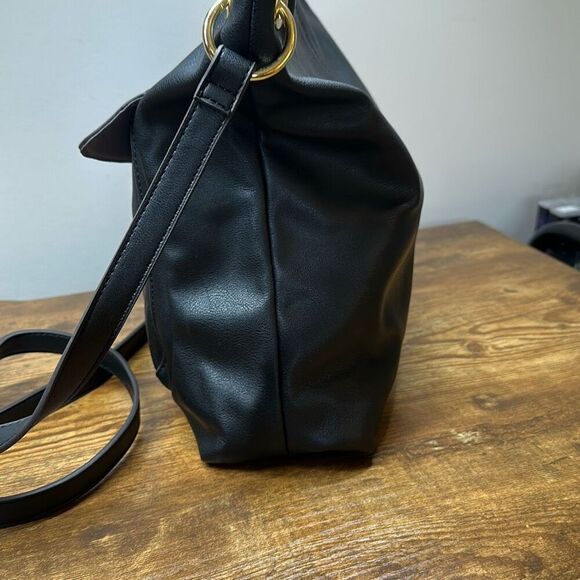 Franco Sarto Faux Leather Crossbody Messenger Bag Purse Pocketbook Handbag - Picture 6 of 11